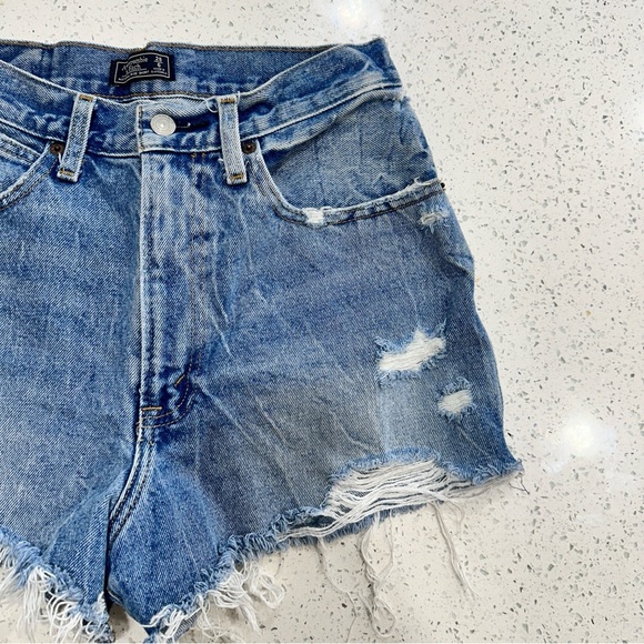 Abercrombie & Fitch Natural Rise Shorts sz 28 / 6 - Picture 3 of 10